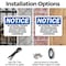 Signmission No Hunting Fishing Or Trespassing Without OSHA Notice Sign, Plastic, 10in W x 7in L, 2PK OS-2PACK-NS-P-710-L-14664 - alternate 4